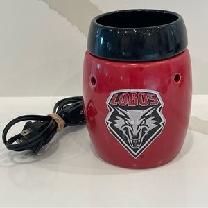 Scentsy University Of New Mexico LOBOS Wax Warmer Model DSW-NCA-NMUR